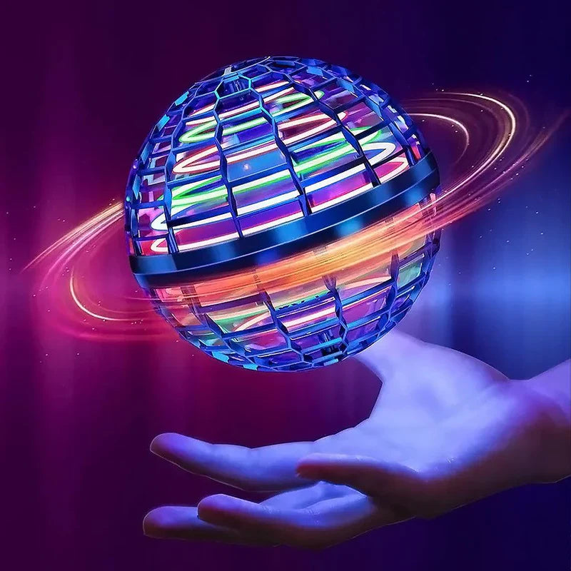 "Leuchtender schwebender Spielball mit LED-Effekten, ideal für drinnen und draußen. Fördert Spielspaß und Kreativität."