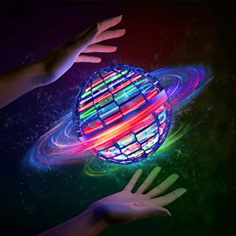 "Leuchtender schwebender Spielball mit LED-Effekten, ideal für drinnen und draußen. Fördert Spielspaß und Kreativität."