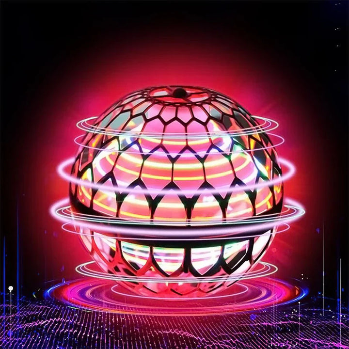 "Leuchtender schwebender Spielball mit LED-Effekten, ideal für drinnen und draußen. Fördert Spielspaß und Kreativität."