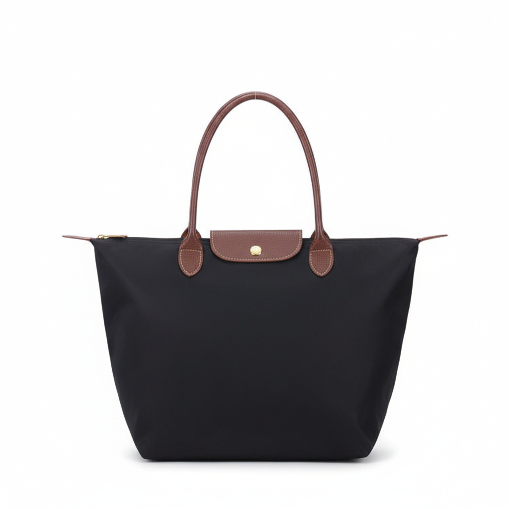 Luxuriöse Damen Oxford Umhängetasche in schwarz, elegant und stilvoll