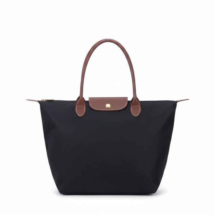 Luxuriöse Damen Oxford Umhängetasche in schwarz, elegant und stilvoll