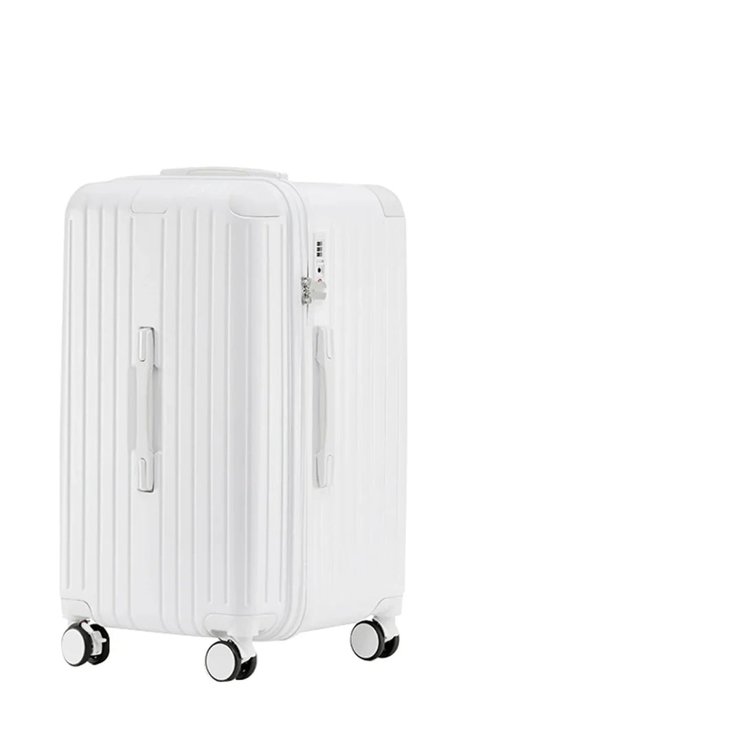 Milano Voyager Luxuskoffer: 3-Stufen-Erweiterung maximiert Stauraum. Mit leisen Rollen & TSA Schloss.