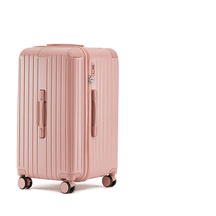 Hochwertiger Milano Voyager Hartschalenkoffer: Strapazierfähig, sicher durch TSA Schloss, mit USB Ladefunktion.