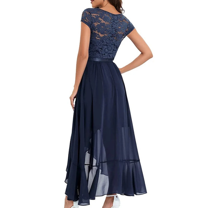 Damen Midi Hochzeitsgastkleid Stickerei – Eleganter Look