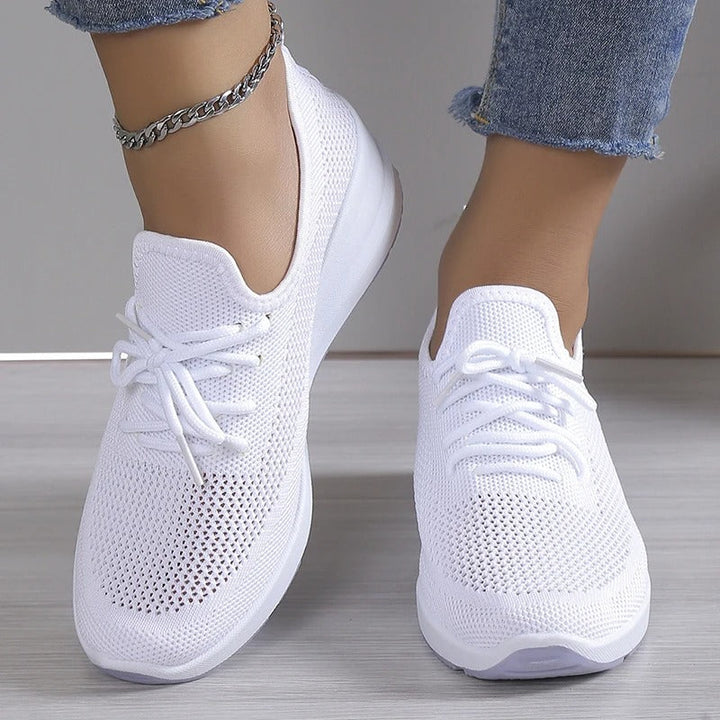 Damen orthopädische Sneaker, bequem und atmungsaktiv, ideal für Alltag und Freizeit.