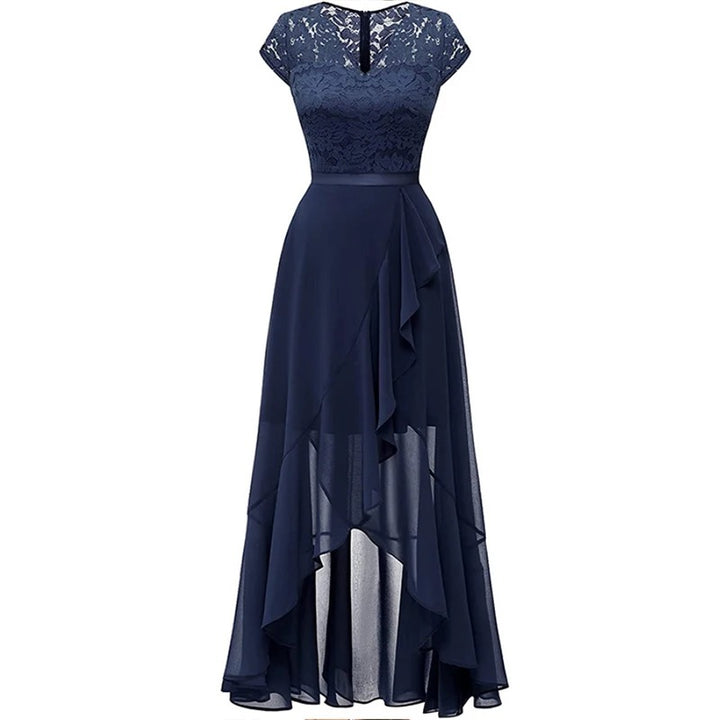 Damen Midi Hochzeitsgastkleid Stickerei – Eleganter Look