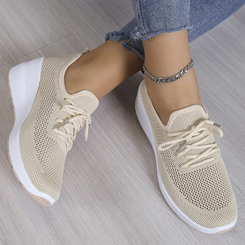 Atmungsaktive Damen Komfortschuhe, leichte orthopädische Sneaker für optimalen Fußkomfort.