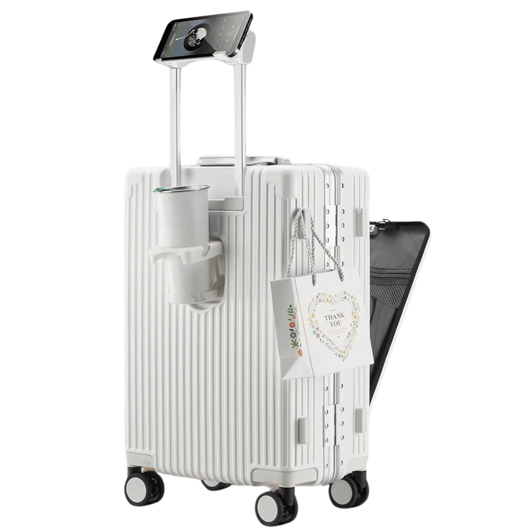 Manhattan Pro Hartschalen-Handgepäckkoffer, unisex, ideal für Kurztrips & Businessreisen.