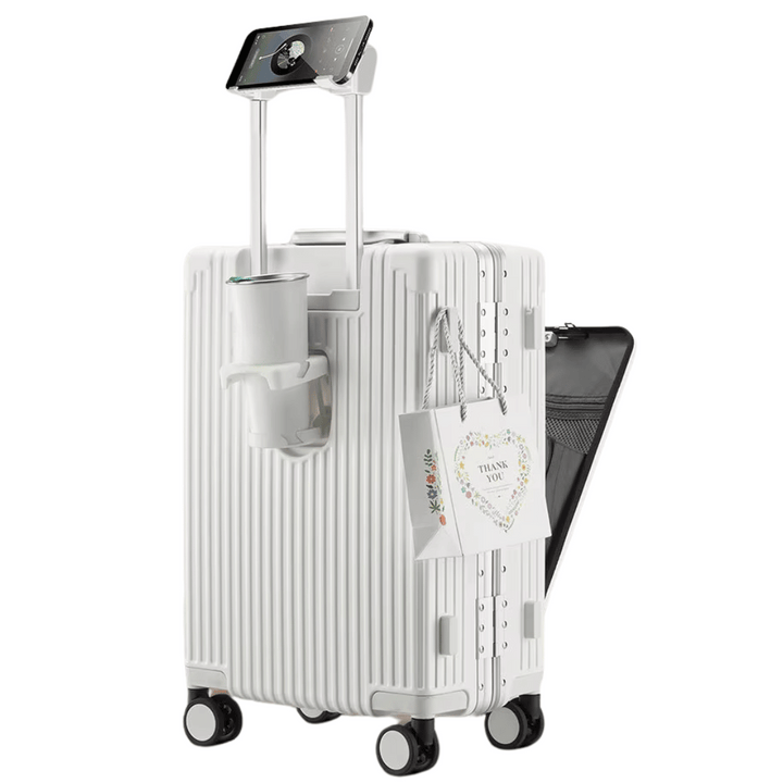Manhattan Pro Hartschalen-Handgepäckkoffer, unisex, ideal für Kurztrips & Businessreisen.