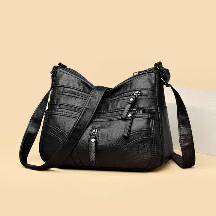 Vielseitige Vintage Damentasche, nutzbar als Umhängetasche oder Schultertasche, ideal für jede Freizeitaktivität.