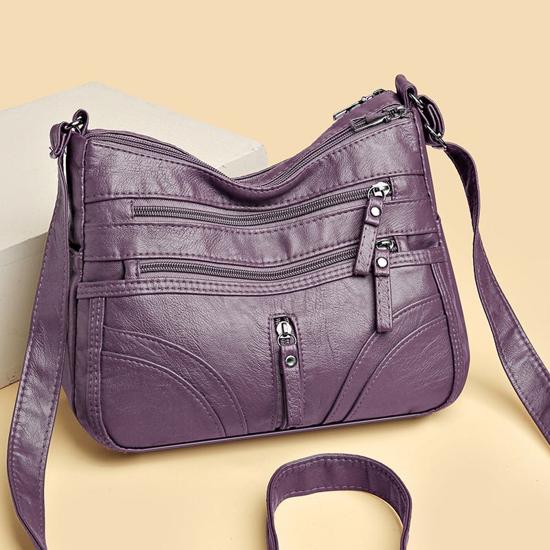 Geräumige Vintage Damentasche, organisiertes Innenleben, als Schultertasche oder Umhängetasche nutzbar.
