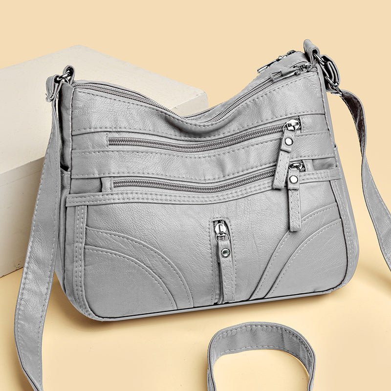 Modische Vintage Handtasche für Damen, perfekt als Umhängetasche für Freizeit und den urbanen Alltag.