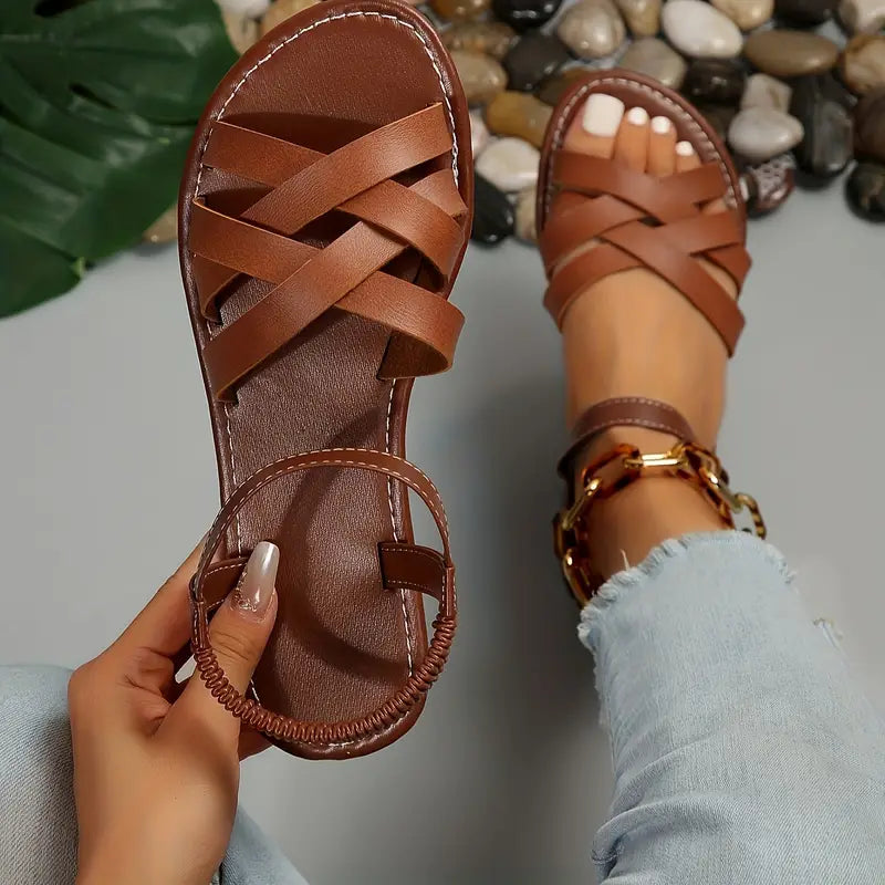 Damen Orthopädische Sandalen für Komfort und Fußgewölbeunterstützung, ideal als bequeme Sommerschuhe.