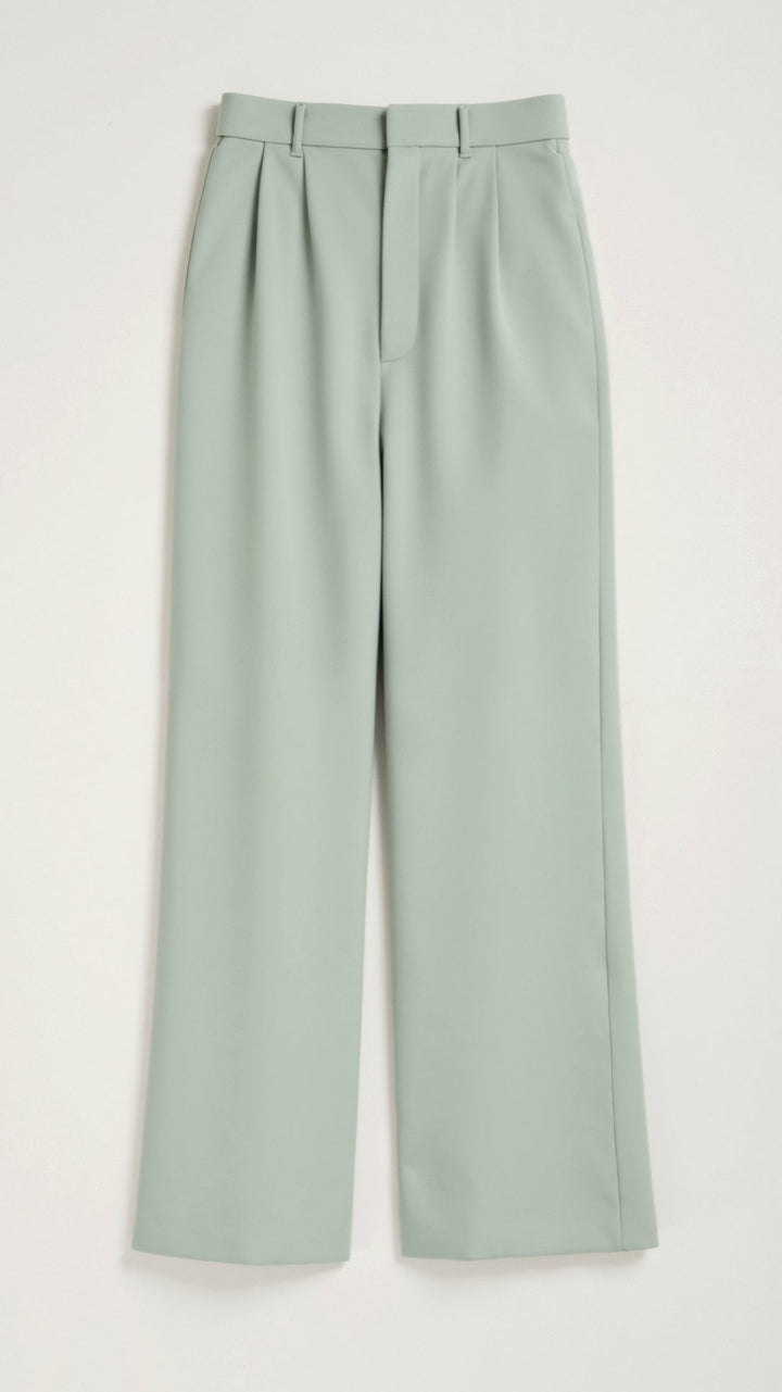 Elegante Melanie Weitbeinige Hose für Damen, hohe Taille. Perfekte Sommerhose für Stil & Komfort.