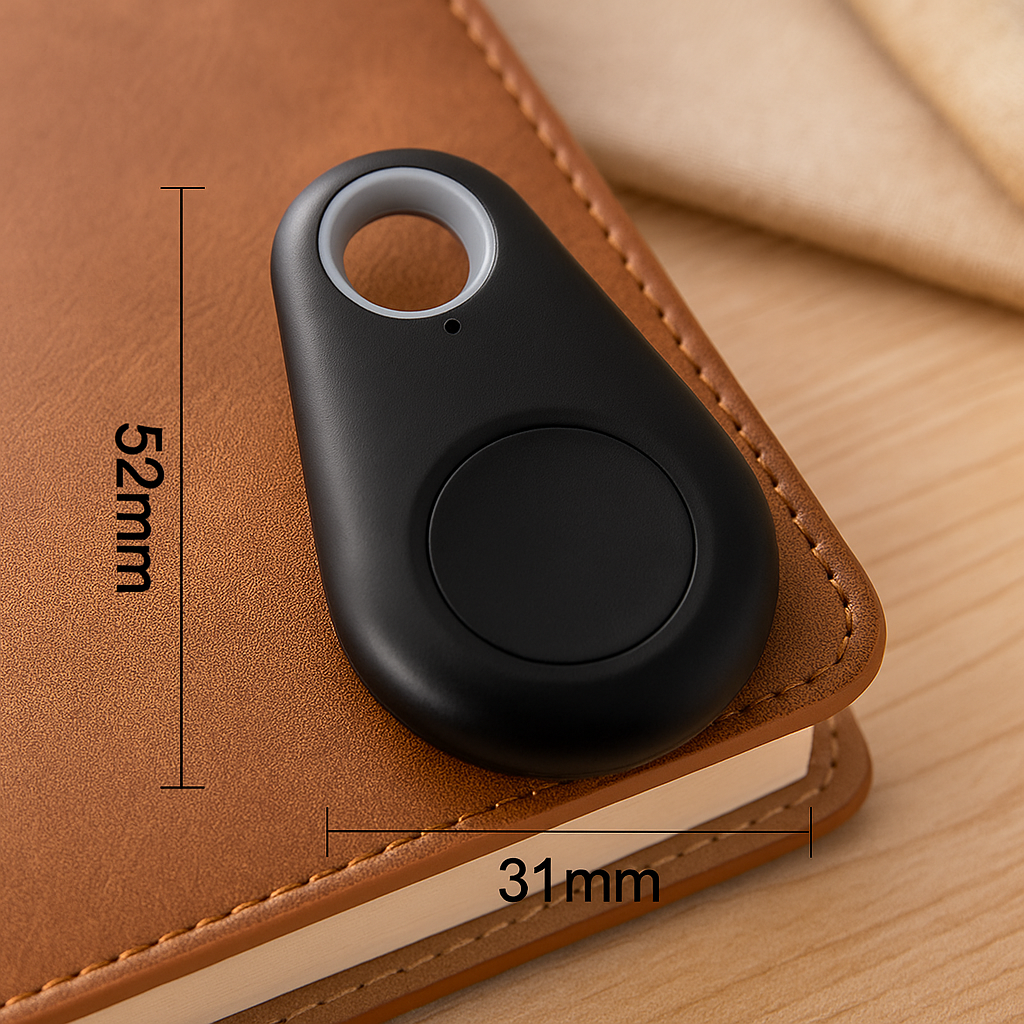 GPS-Tracker am Hundehalsband: Kompakter GPS-Tracker am Halsband eines Hundes für sicheres Live-Tracking von Haustieren.