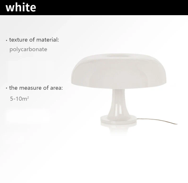 "Minimalistische LED-Pilz-Tischlampe mit weichem Licht, ideal für stilvolle Beleuchtung in Schlafzimmer und Wohnzimmer"