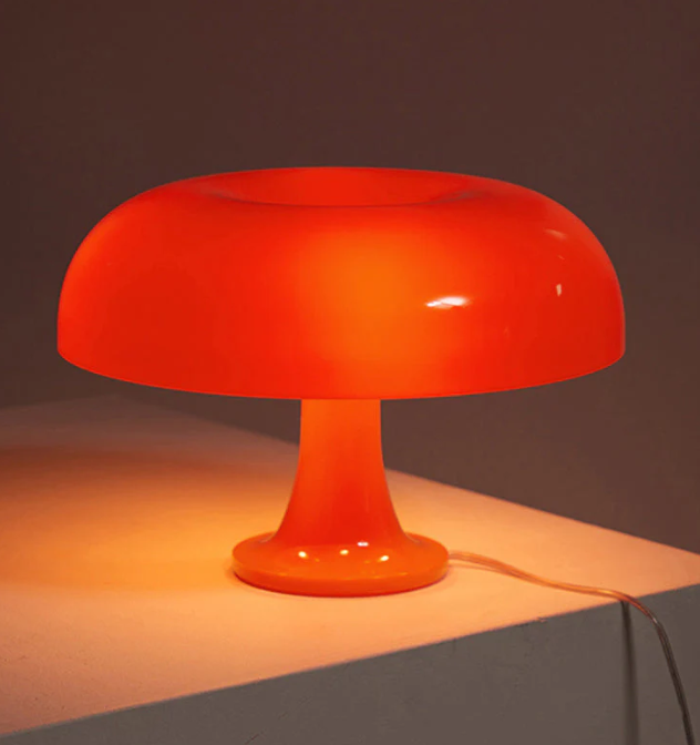 "Minimalistische LED-Pilz-Tischlampe mit weichem Licht, ideal für stilvolle Beleuchtung in Schlafzimmer und Wohnzimmer"