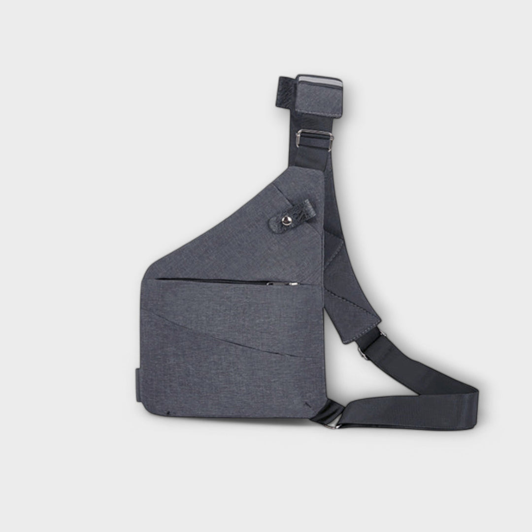 Detailansicht: Moderne Damen Crossbody-Tasche, zeigt hochwertige Verarbeitung und urbanen Stil.