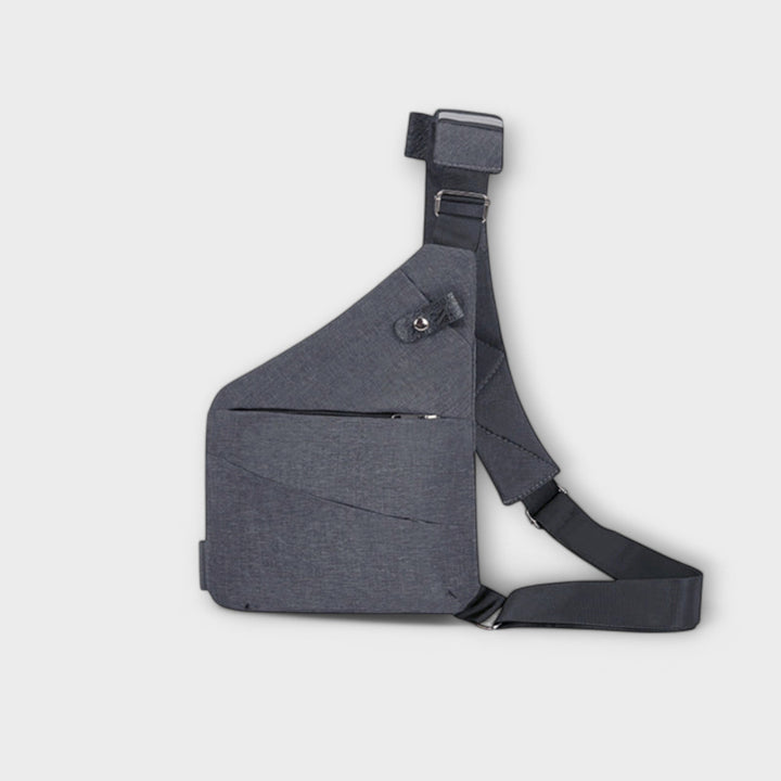 Detailansicht: Moderne Damen Crossbody-Tasche, zeigt hochwertige Verarbeitung und urbanen Stil.