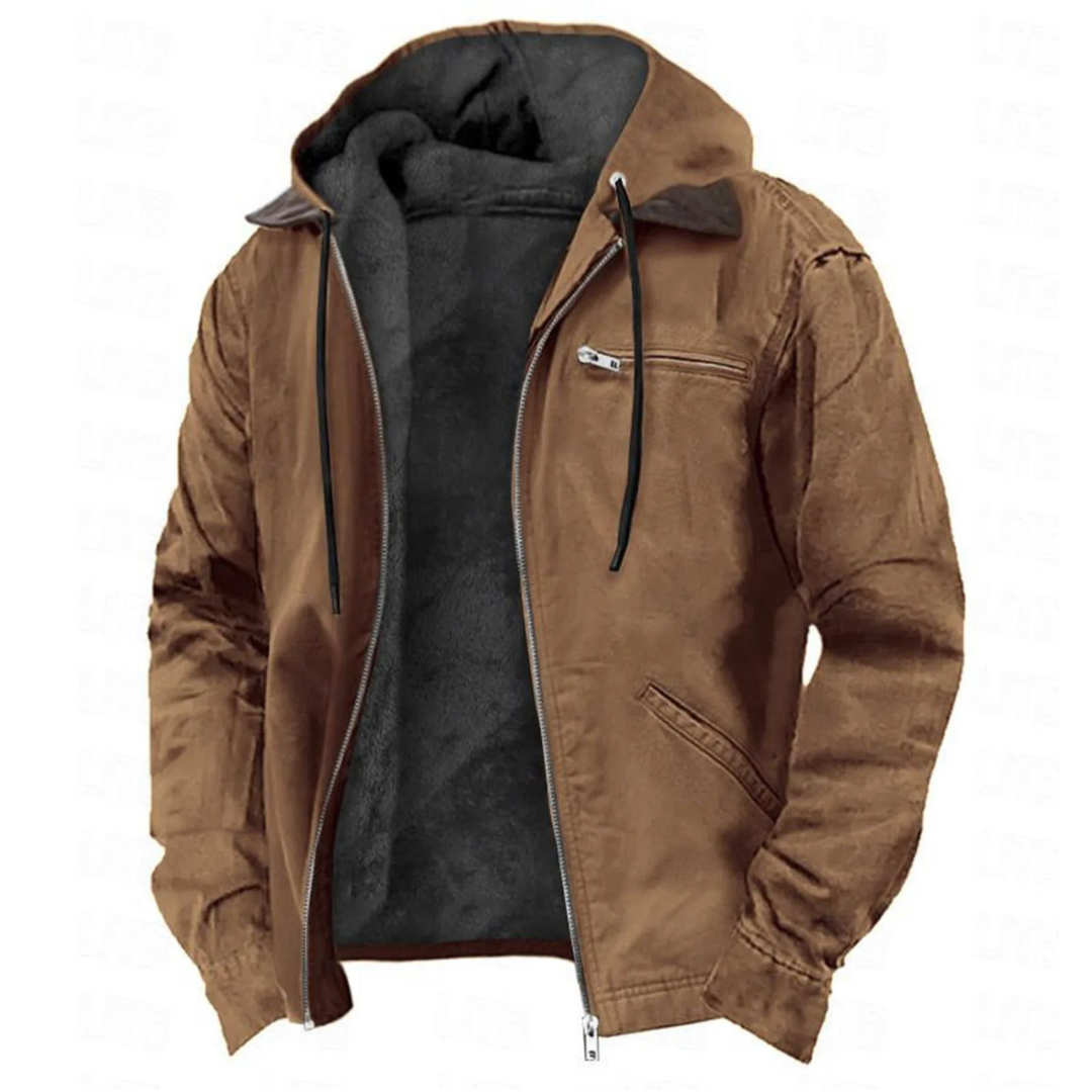 Elegante Herren Bomberjacke mit Reverskragen, tailliert. Perfekte Business- & Freizeitjacke für Herbst/Winter.
