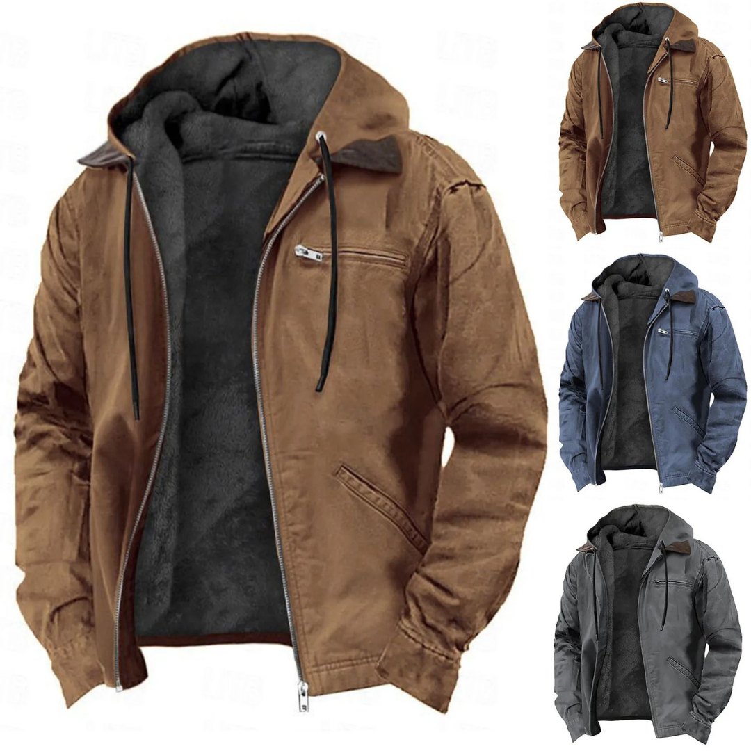 Herren Bomberjacke mit Reverskragen, tailliert. Stilvolle Übergangsjacke für moderne Herrenmode, Business & Freizeit.