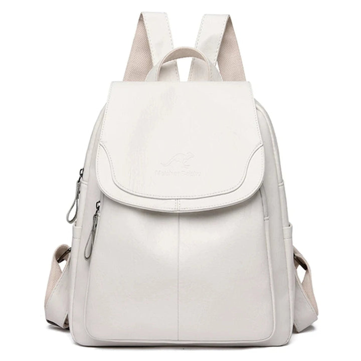 Stilvoller Herbst-Herrenrucksack in Dunkelgrau mit Anti-Diebstahl-Design und praktischen Fächern.