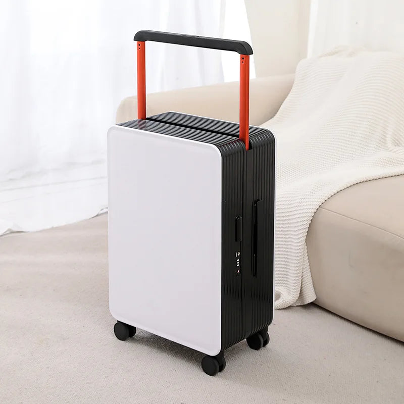 Eleganter, moderner Hartschalen-Reisekoffer, leicht und stabil, ein Blickfang auf jeder Reise und im Urlaub.
