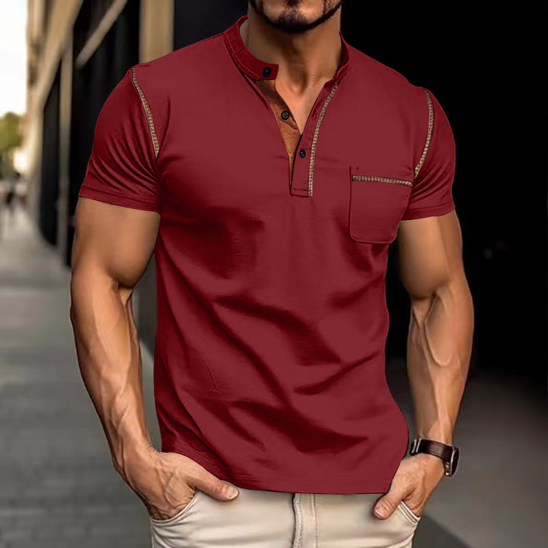 Vielseitiges Herren Poloshirt Kurzarm, slim fit. Schnelltrocknend, atmungsaktiv. Perfekt für Freizeit & lässigen Sommer-Look.
