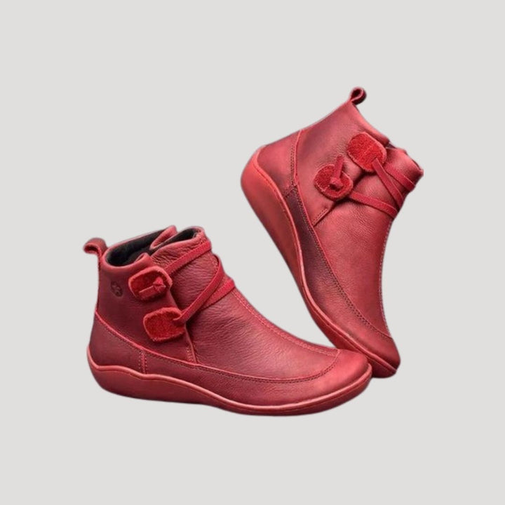 Bequeme Damen Knöchelriemen Stiefel, vielseitig für den Frühling. Ideal für Freizeit und elegante Outfits.
