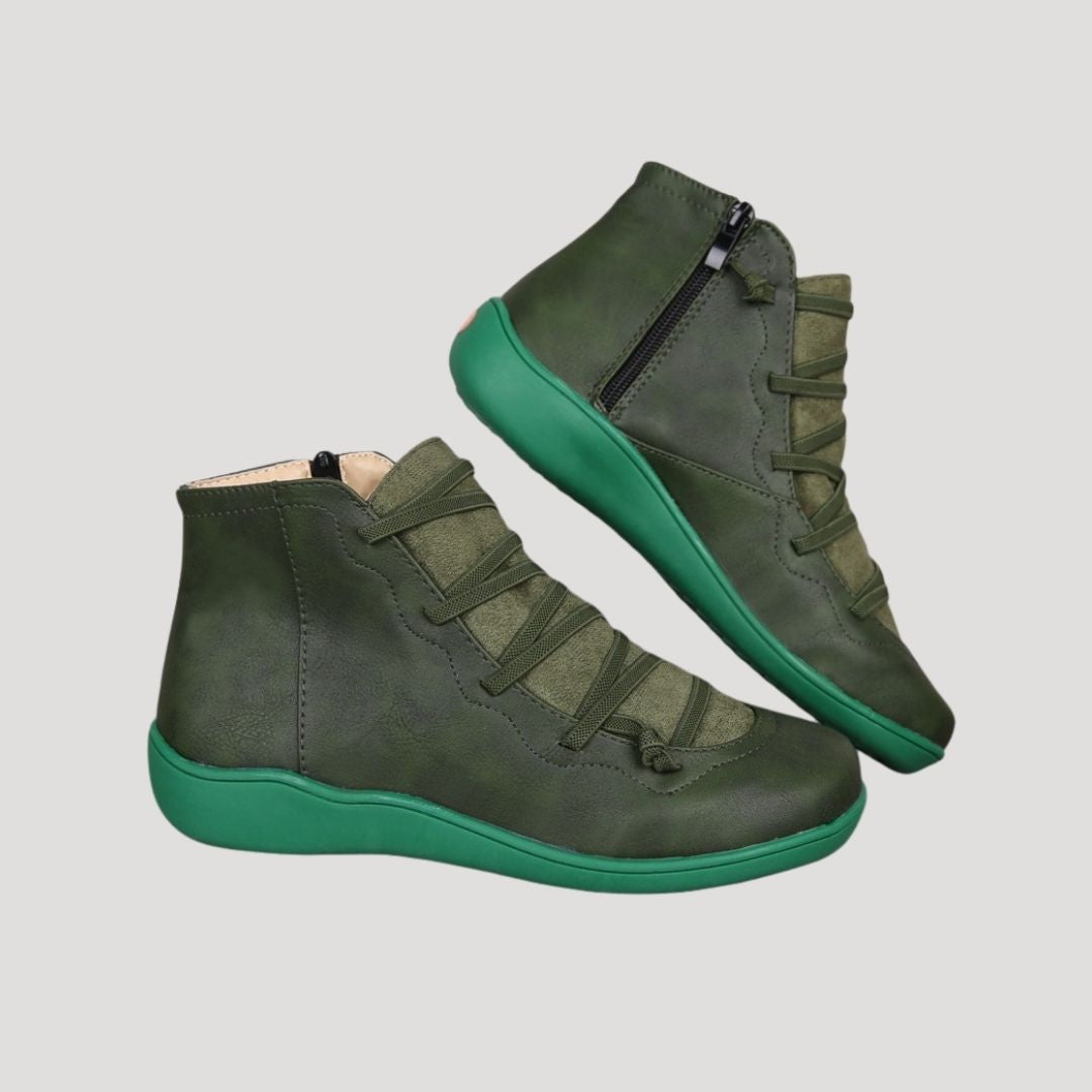 Lässige Damen Knöchelriemen Stiefel, perfekt für den Frühling. Modische Schuhe, die Eleganz und Bequemlichkeit vereinen.