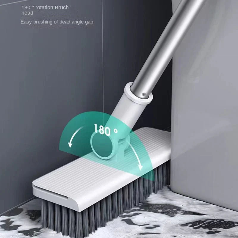 "Multifunktionales 3-in-1 Besen-Set mit Kehrblech, ergonomischem Griff und selbstreinigender Bürste, kompakt und effizient."