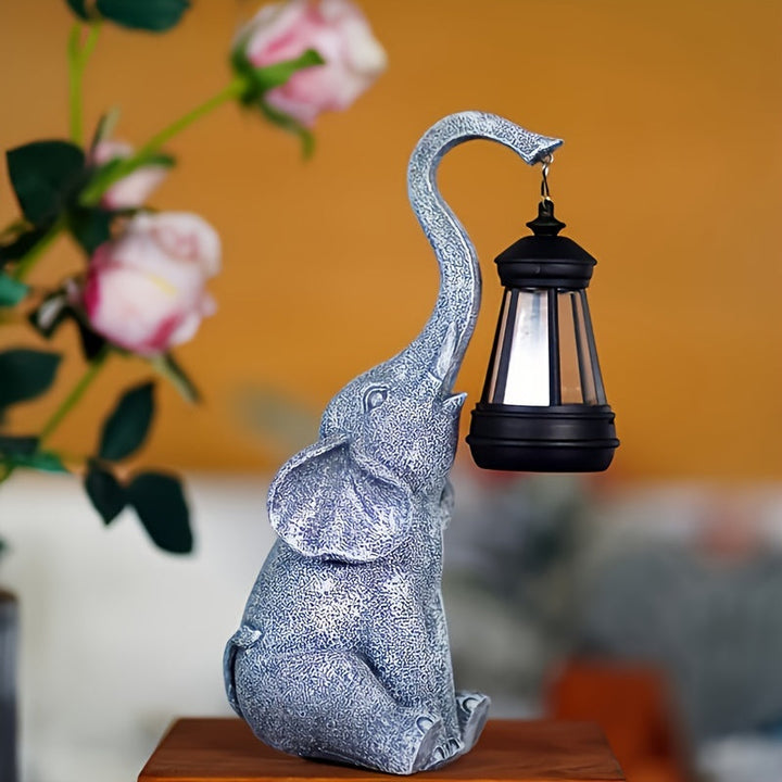 Sanfte Elefant Solar-Lampe für Innen- und Außenbereiche