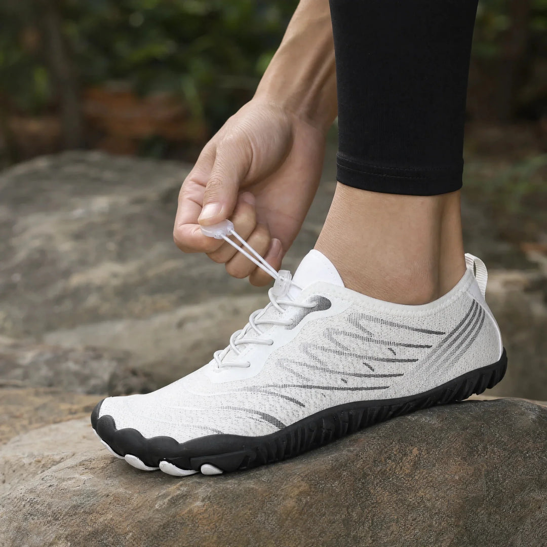 Komfortabler NaturaRun Barfußschuh. Fördert natürliche Haltung, Fußgesundheit & Gehen im Winter.