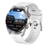 Silberne Silikonarmband
