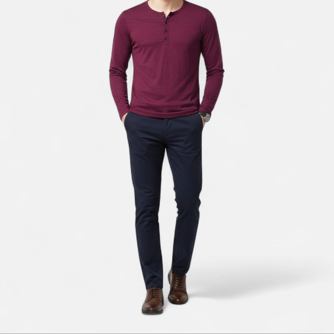 Komfortables Langarmshirt, ideal für Frühling und Herbst.