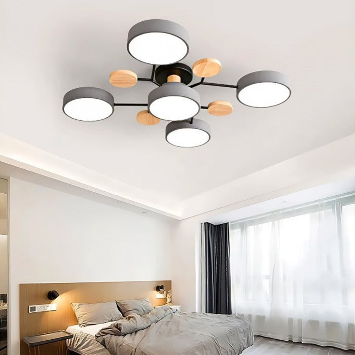 Elegante LED-Deckenleuchte für Wohnzimmer