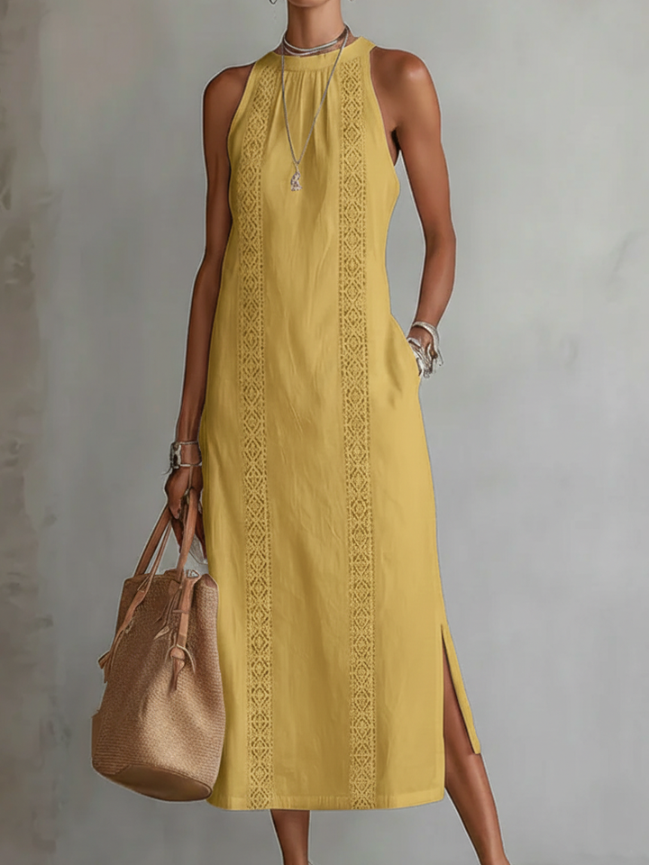 Modisches Freizeitkleid im Midi-Schnitt für warme Tage