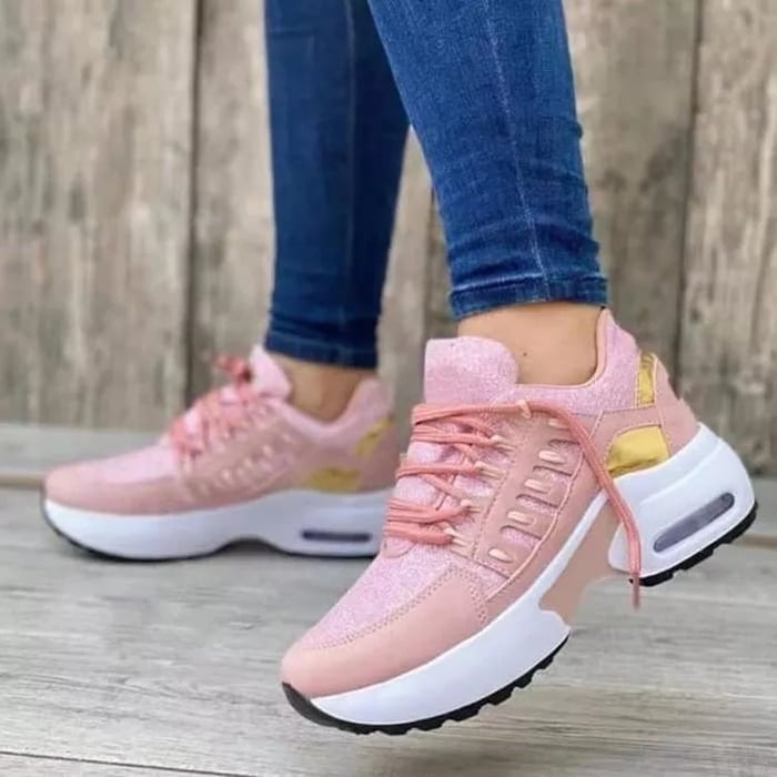 Modernes Design: Orthopädische Damen-Sneaker, atmungsaktiv & bequem. Unterstützt die Fußgesundheit im Alltag & Freizeit.
