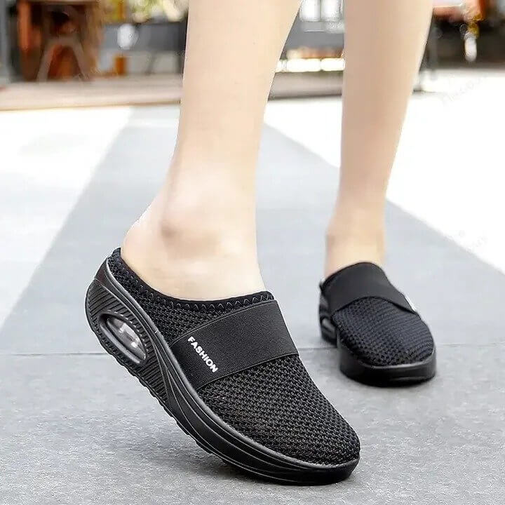 "Orthopädische Komfort-Sneakers für Damen, rutschfest, mit Luftkissen-Technologie, in elegantem, modischem Design."