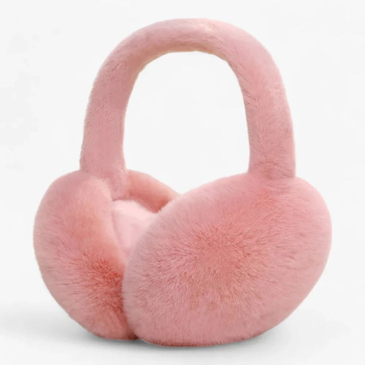 Modischer Unisex Plüsch-Ohrenwärmer in klassischer Farbe, ein unverzichtbares Accessoire für kalte Tage.