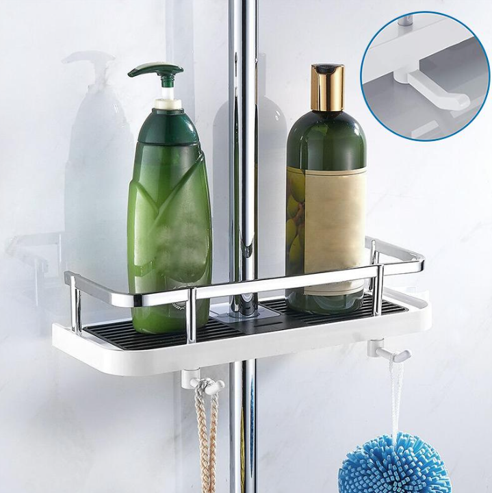 "Platzsparendes, wasserfestes Duschregal im modernen Design für Ordnung im Badezimmer"