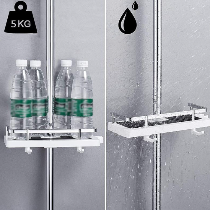 "Platzsparendes, wasserfestes Duschregal im modernen Design für Ordnung im Badezimmer"