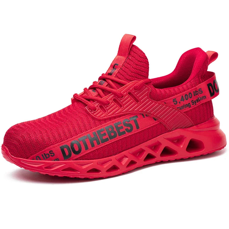 Herren Sicherheitsschuh Pulse in Rot im modernen Sneaker-Design