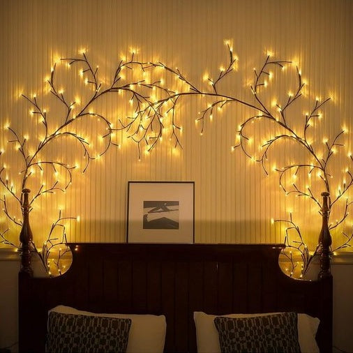 LED Weinreben-Lichterkette für gemütliche Atmosphäre