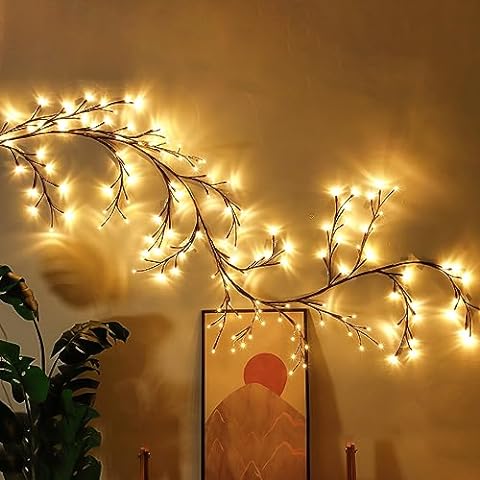 LED Weinreben-Lichterkette für gemütliche Atmosphäre