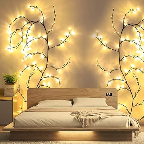 LED Weinreben-Lichterkette für gemütliche Atmosphäre