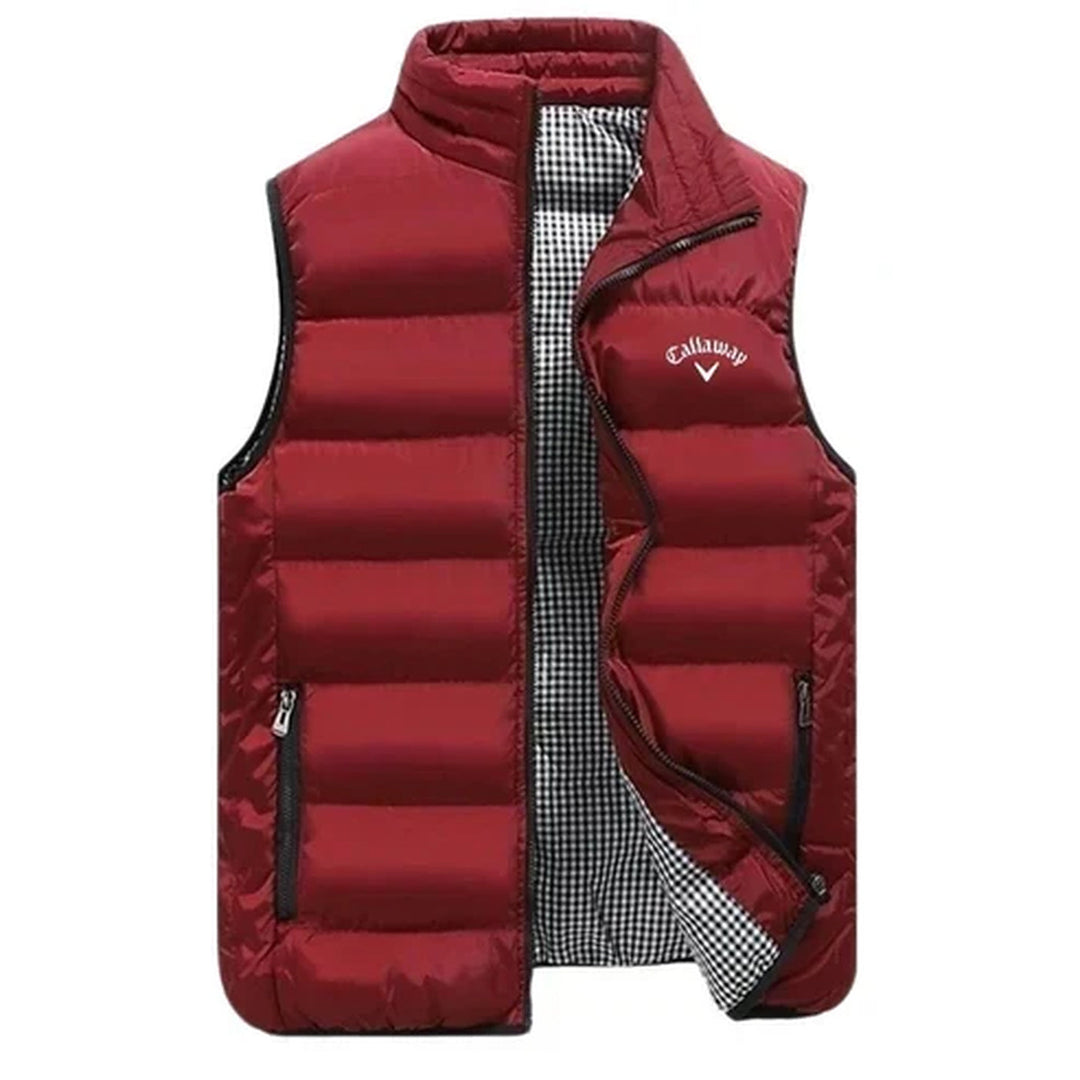 Komfortables Herren Steppgilet, leicht gepolstert. Winddichte Weste als Übergangsjacke für Herren, ideal für Frühling/Herbst.