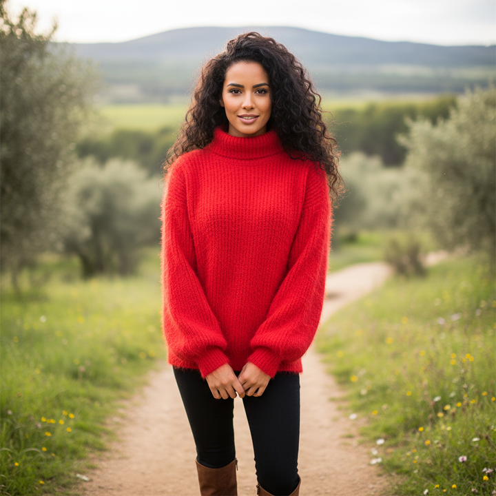 Hochwertiger Vintage Pullover für Damen