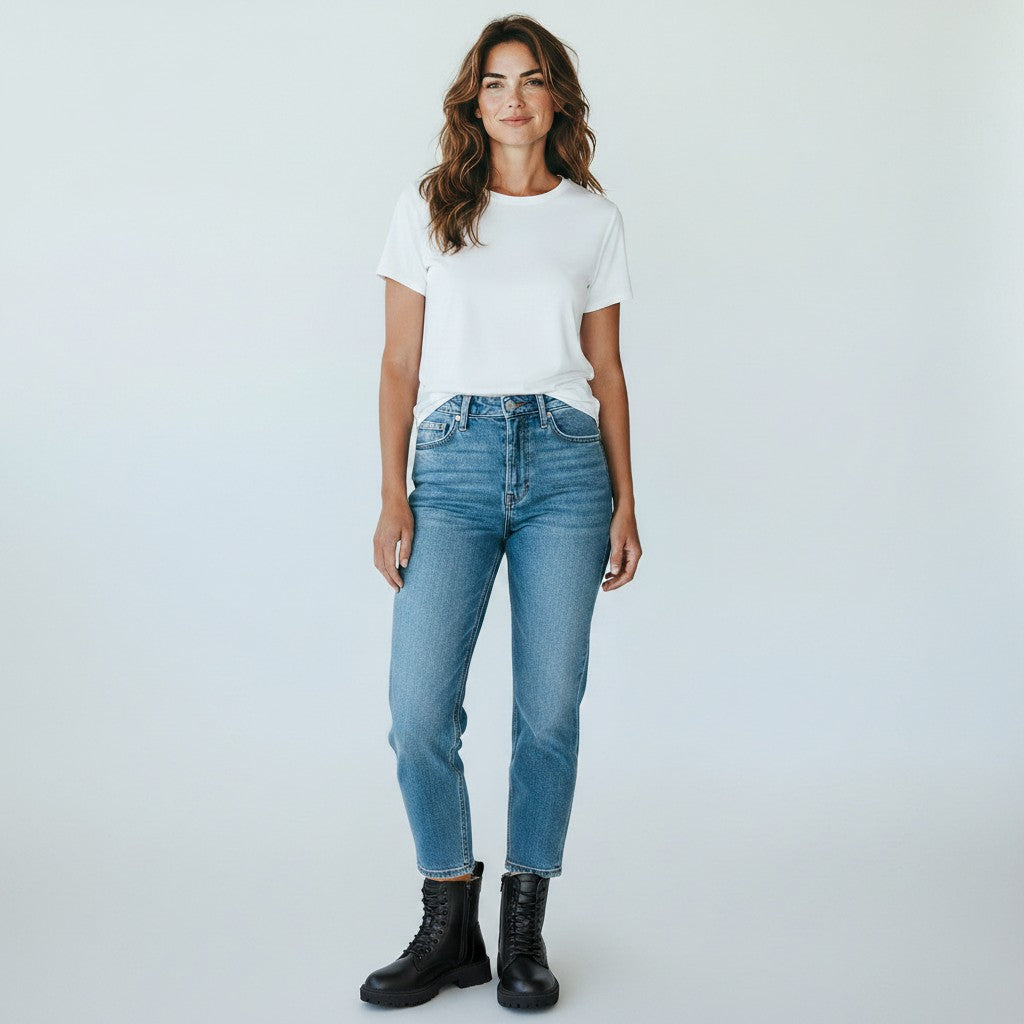 Strapazierfähige Damen Schnürstiefel, bieten Komfort und robuste Eleganz für kalte Tage.