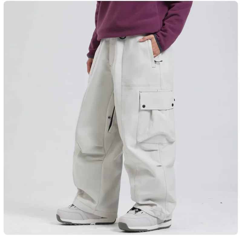 Funktionale Herren Skihose: Warm, winddicht & wasserdicht, ideal als Snowboardhose oder Thermohose für Wintersport.